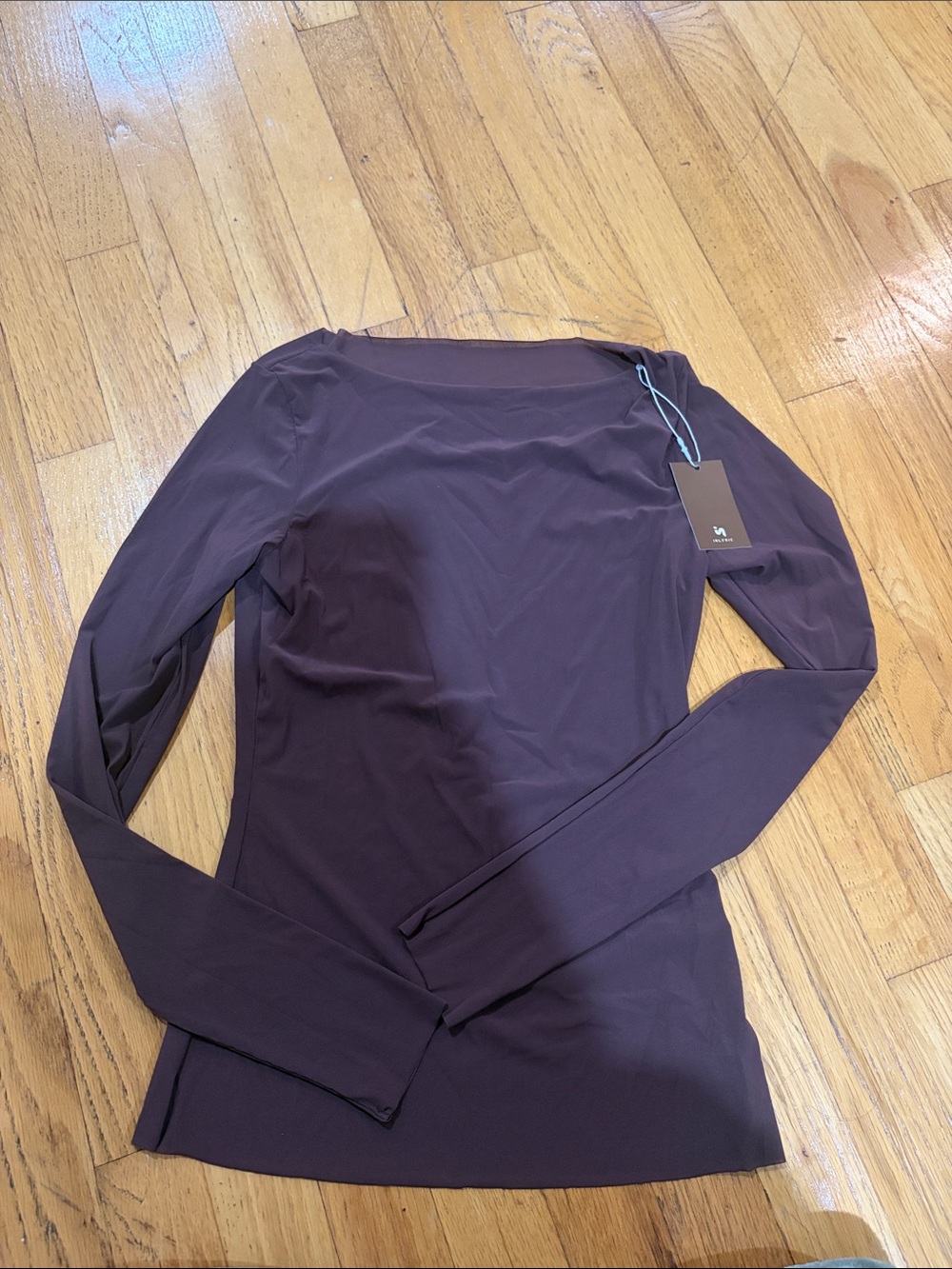 NWT Inlyric Brown Long sleeve Size XS